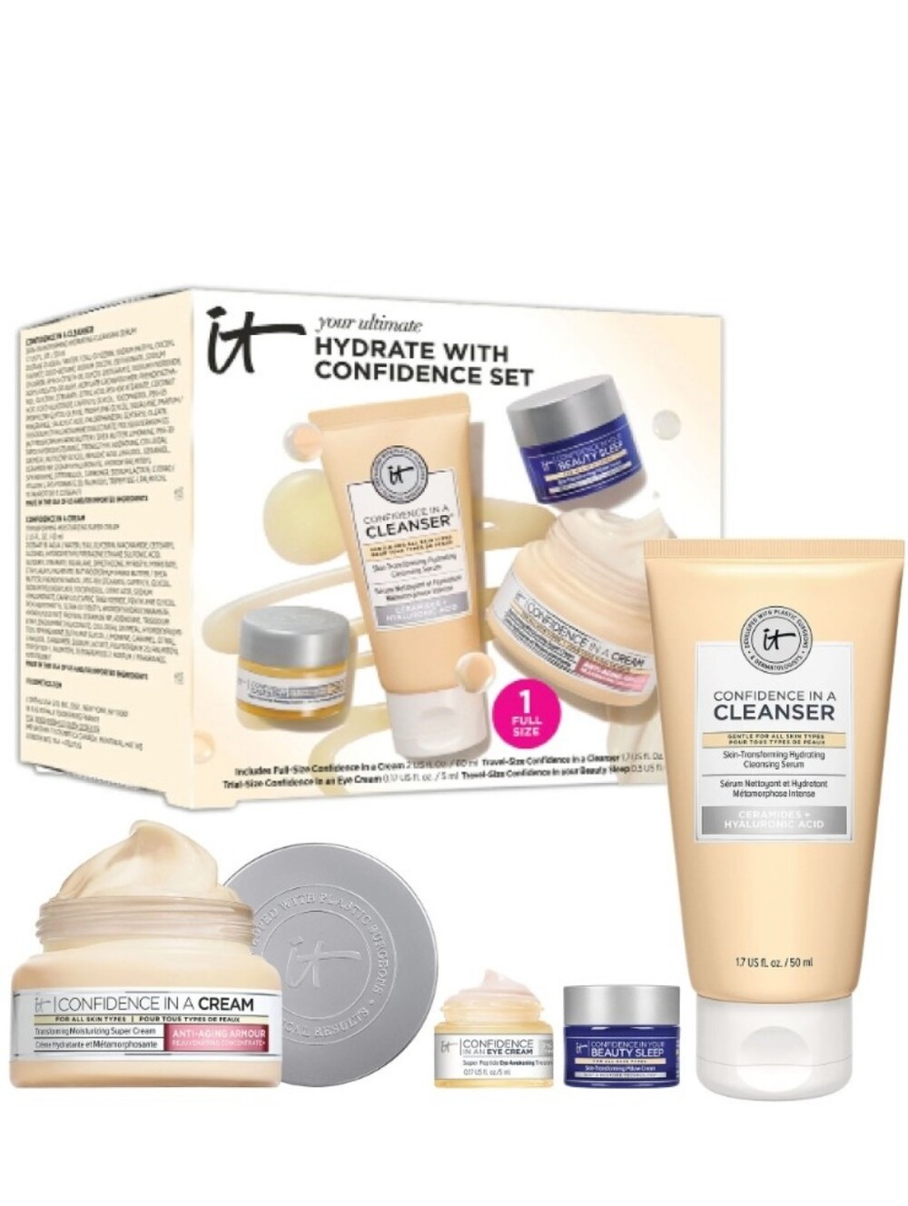 NIB IT Cosmetics Your Ultimate Hydrate wiith Confidence Set 4 Pcs - Picture 5 of 10